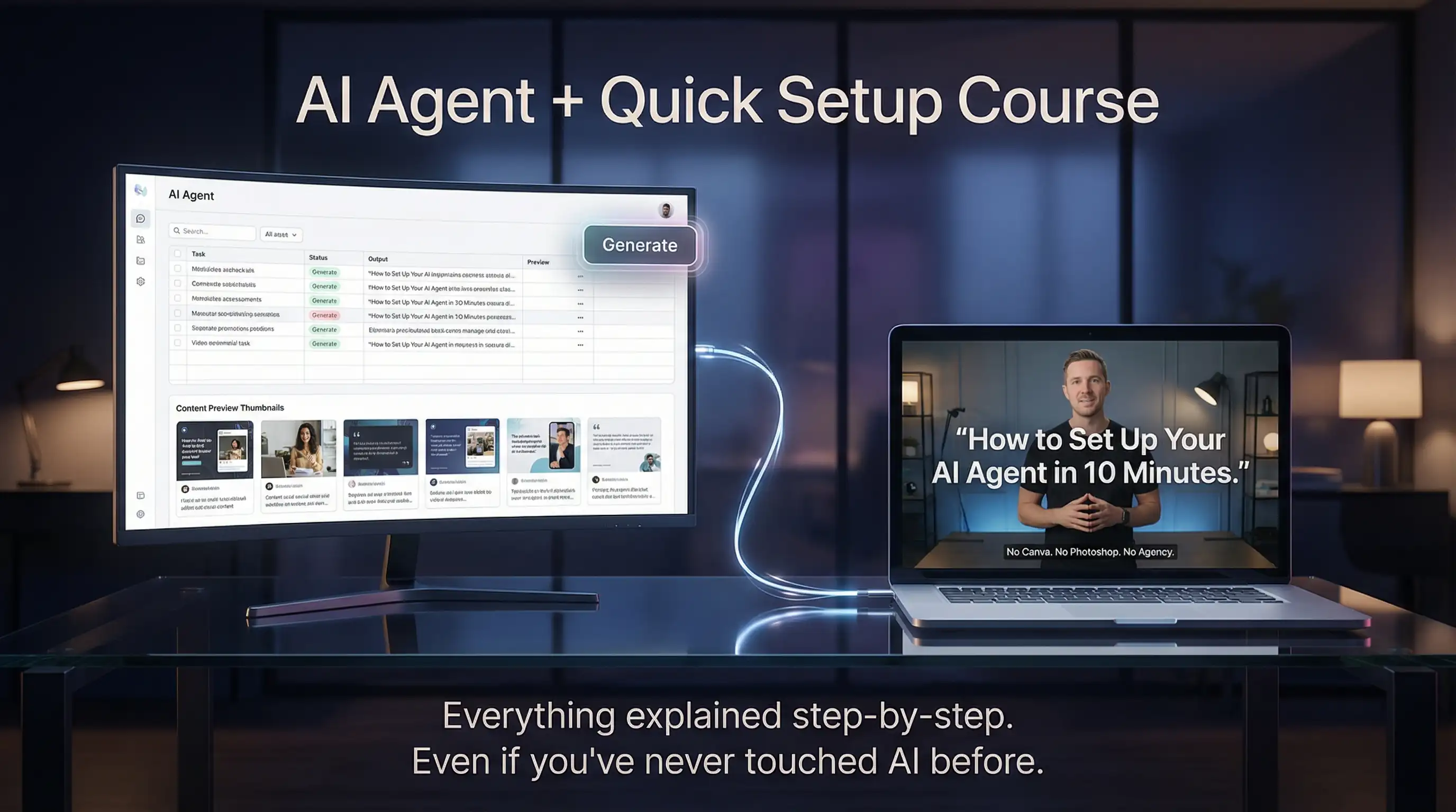 AI Agent + Quick Setup Course — How to Set Up Your AI Agent in 10 Minutes